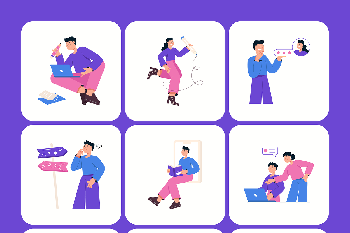 210 Work & Productivity Set, a Work Illustration by Creative Stall (Photo 17 of 18)