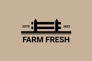 Farm Logo Vector Illustration Design