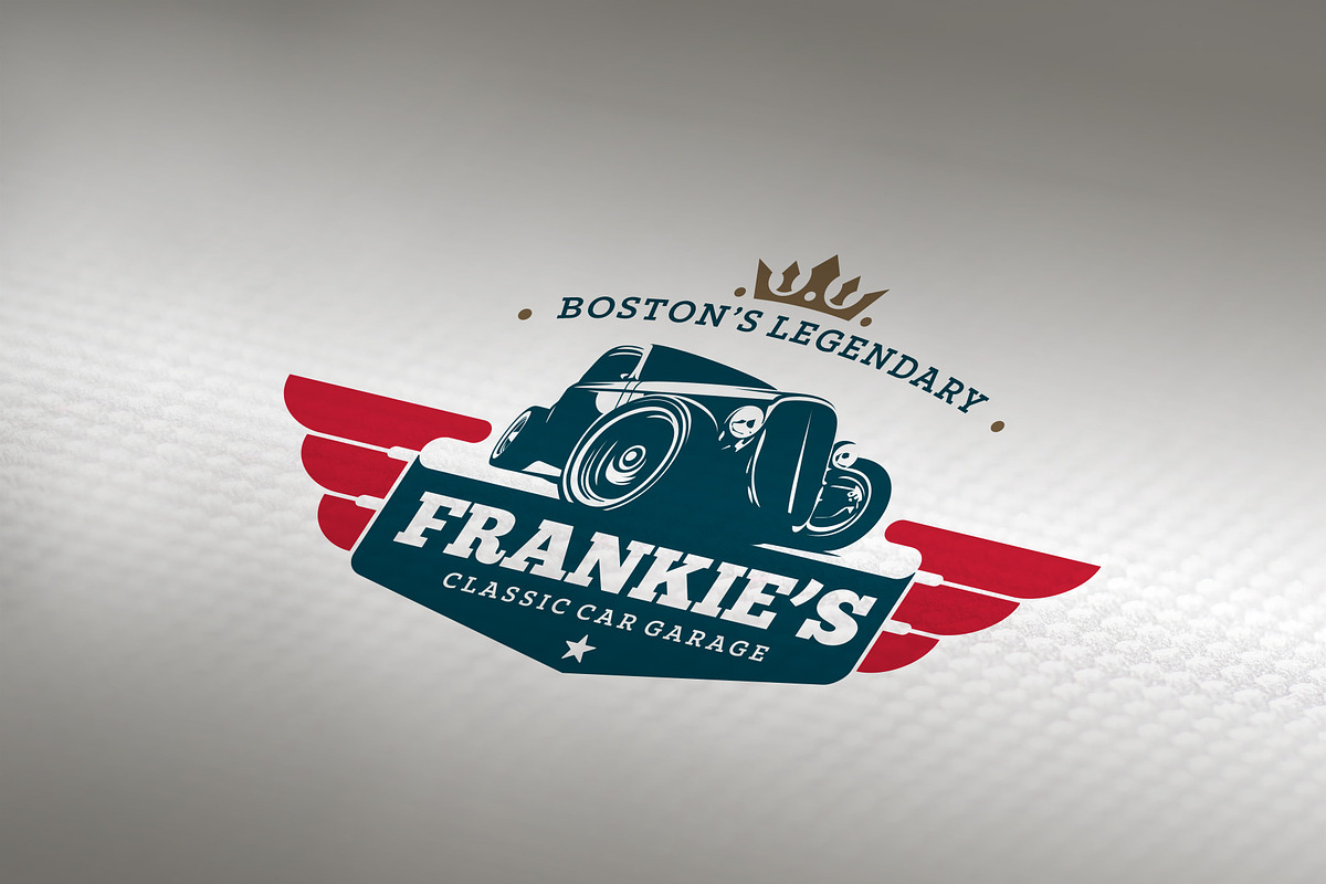Classic Car Garage Logo, a Branding & Logo Template by g design