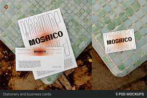 Mosaico - Stationery mockup pack