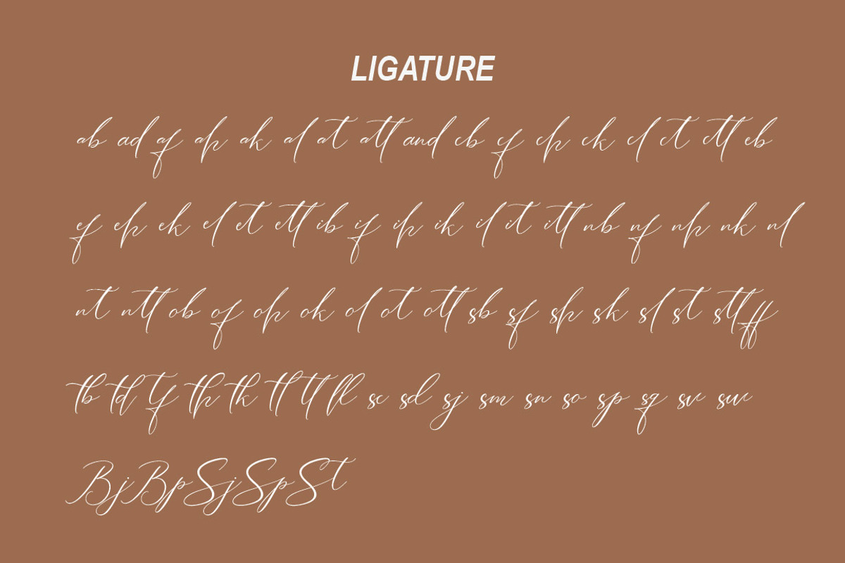 Wollshine, a Script Font by yanindesign (Photo 10 of 10)