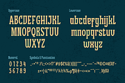 Mashok | Retro Condensed Font, a Serif Font by twinstd (Thumbnail 10 of 13)