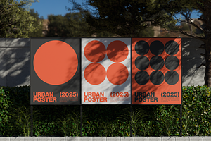 Poster Mockup, an Advertising Mockup by baim_std