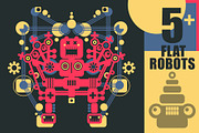 Super robots, a Technology Illustration by eka panova (Thumbnail 1 of 6)