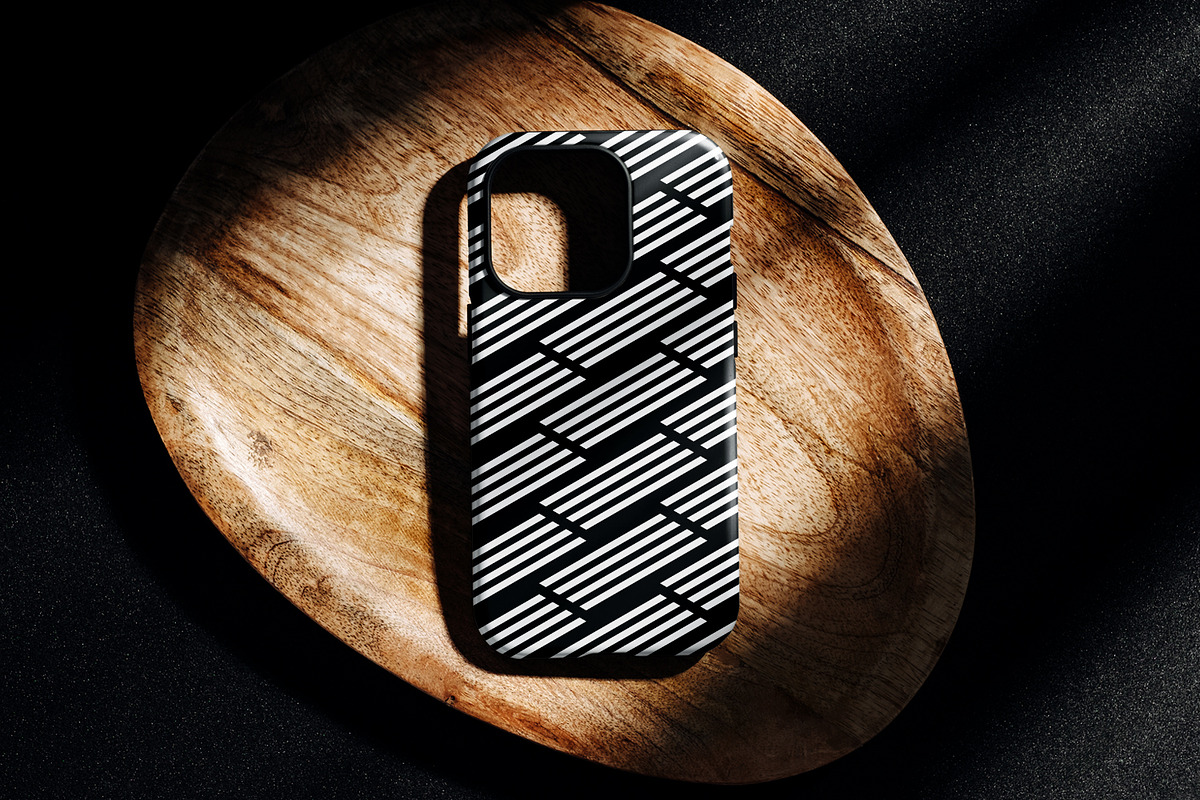 Geometric Optical Stripes, a Pattern Graphic by MalyskaStudio (Photo 10 of 11)