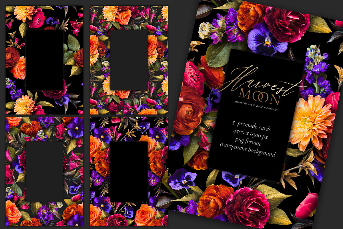 Harvest Moon Floral Clip Art Kit, an Object Graphic by Eclectic Anthology (Photo 19 of 21)