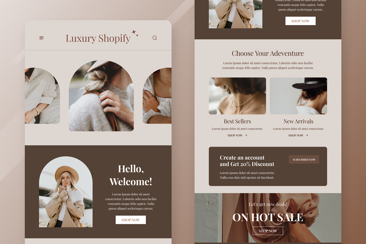 Fashion Promo Email Newsletter, a Templates & Theme by SquidPixey (Photo 3 of 6)