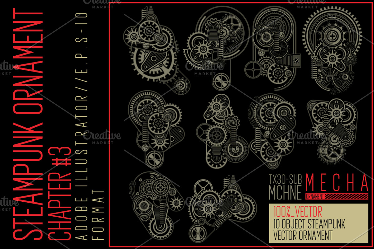 Steampunk Ornament Chapter 3, an Object Graphic by the-sastra (Photo 1 of 10)