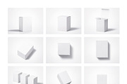 Box Mockup Set 01: Rectangle, a Packaging Mockup by WebAndCat (Thumbnail 2 of 12)