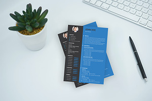 Minimal Resume Template Design