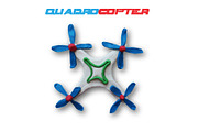 Plasticine vector quadrocopter drone, a Stationery Template by The Vector Vault (Thumbnail 2 of 5)
