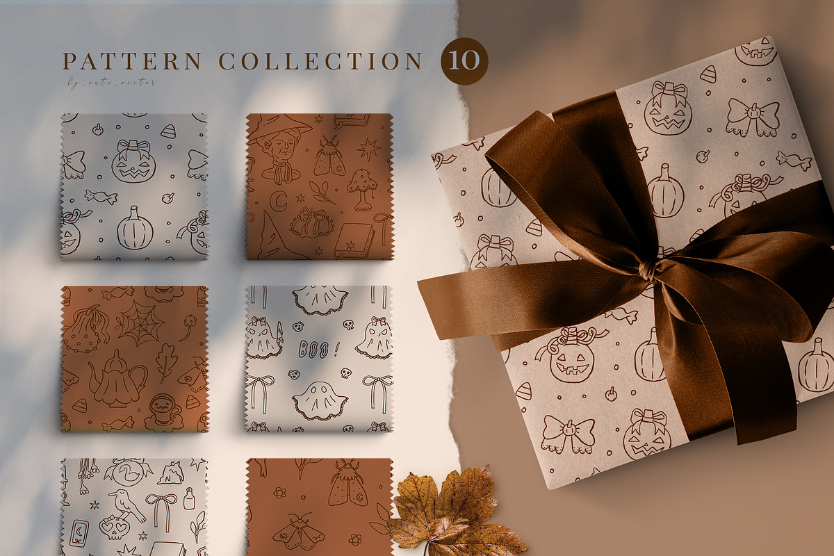 Coquette Halloween clipart elements, an Object Graphic by Cute Atelier (Photo 4 of 10)