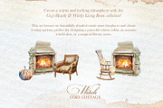 Authentic Cozy Witch Cottage Clipart, a Seasonal Illustration by ArtCreationsDesign (Thumbnail 15 of 23)