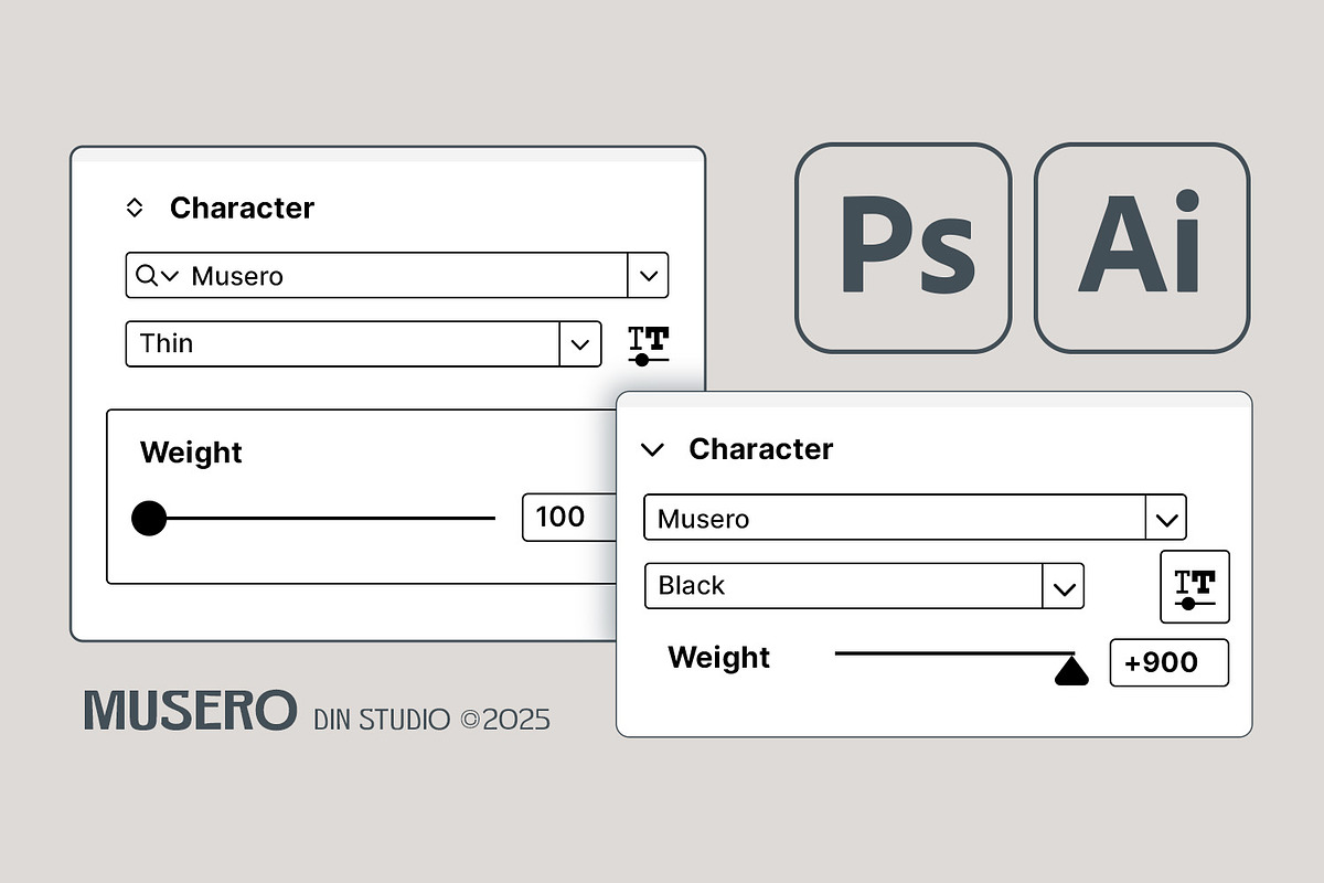 Musero, a Sans Serif Font by din-studio.com (Photo 10 of 15)
