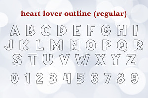 Heart Lover - Display Font