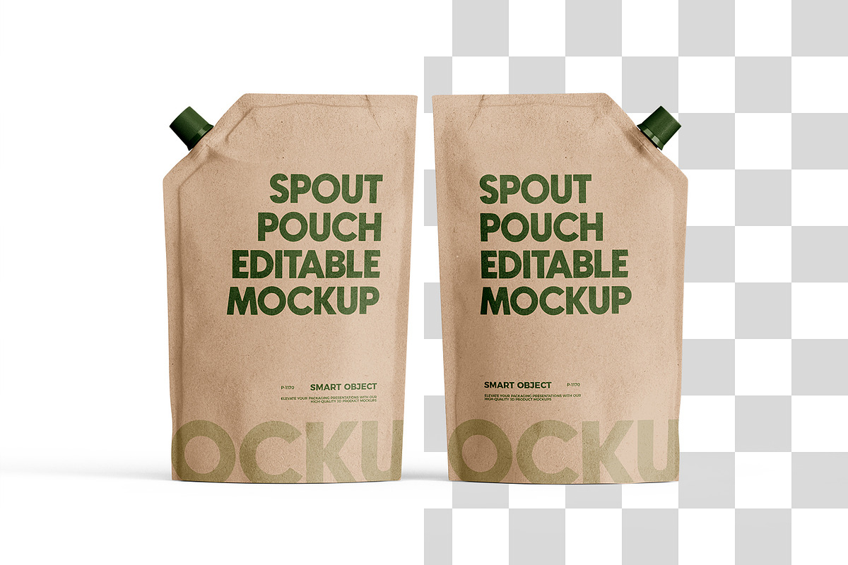 Standup Spout Pouch Mockup, a Packaging Mockup by Ram Studio LLC (Photo 4 of 17)