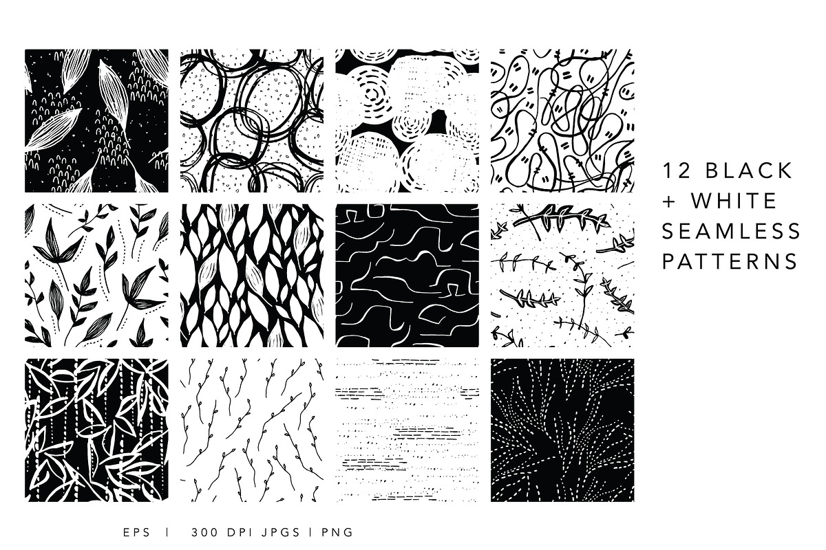 Modern Leaves | Seamless Patterns, a Pattern Graphic by The Collective Studio (Photo 10 of 12)