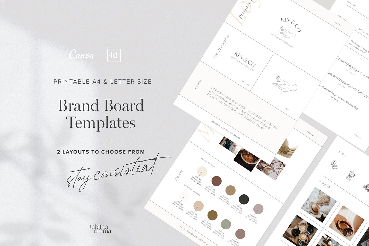 Brand Boards - Style Tiles Templates, a Presentation Template by Tabitha Emma (Photo 1 of 10)