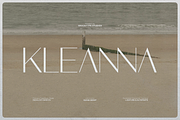 Kleanna | Minimalist Sans Serif, a Script Font by gracetype_studio (Thumbnail 1 of 12)
