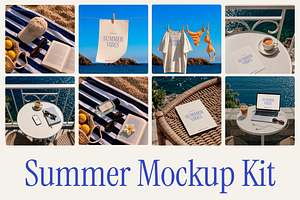 Summer Mockup Kit – 11 PSD Mockups