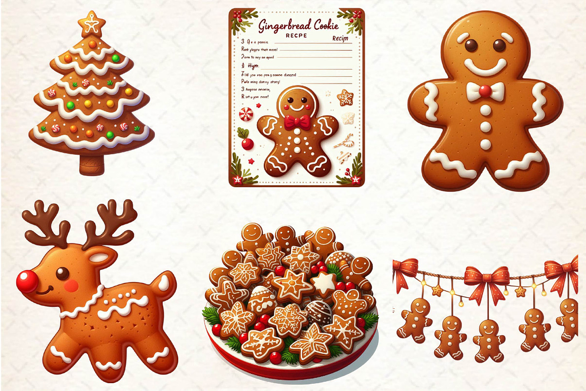 Gingerbread Cookie Christmas Sublima, a Graphic by CreationArt (Photo 3 of 5)