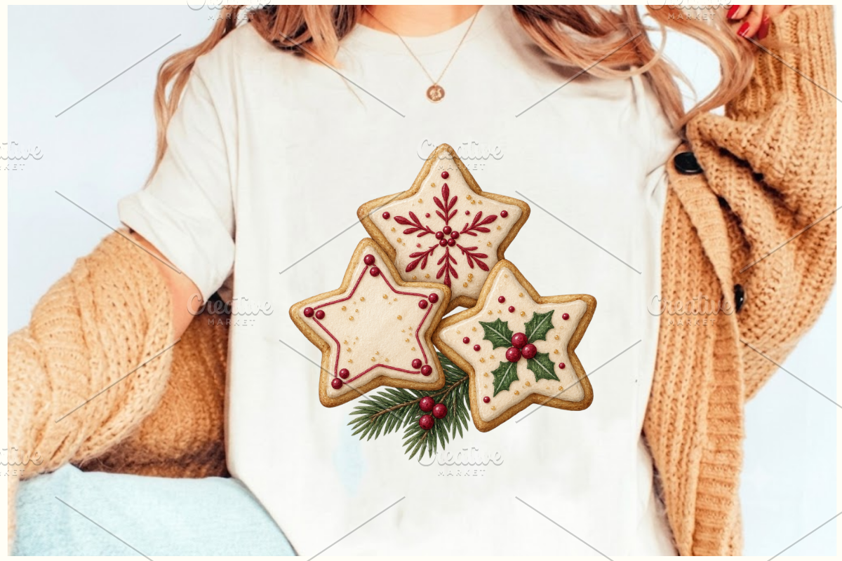 Watercolor Christmas Decor Clipart 1, a Seasonal Illustration by Ink Gallery (Photo 7 of 8)