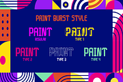 Paint Burst Unique Colorful Font, a Font by PutraCetol Studio (Thumbnail 4 of 11)