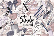 Study Beige Clipart, an Education Illustration by GlamArtZhanna (Thumbnail 1 of 6)