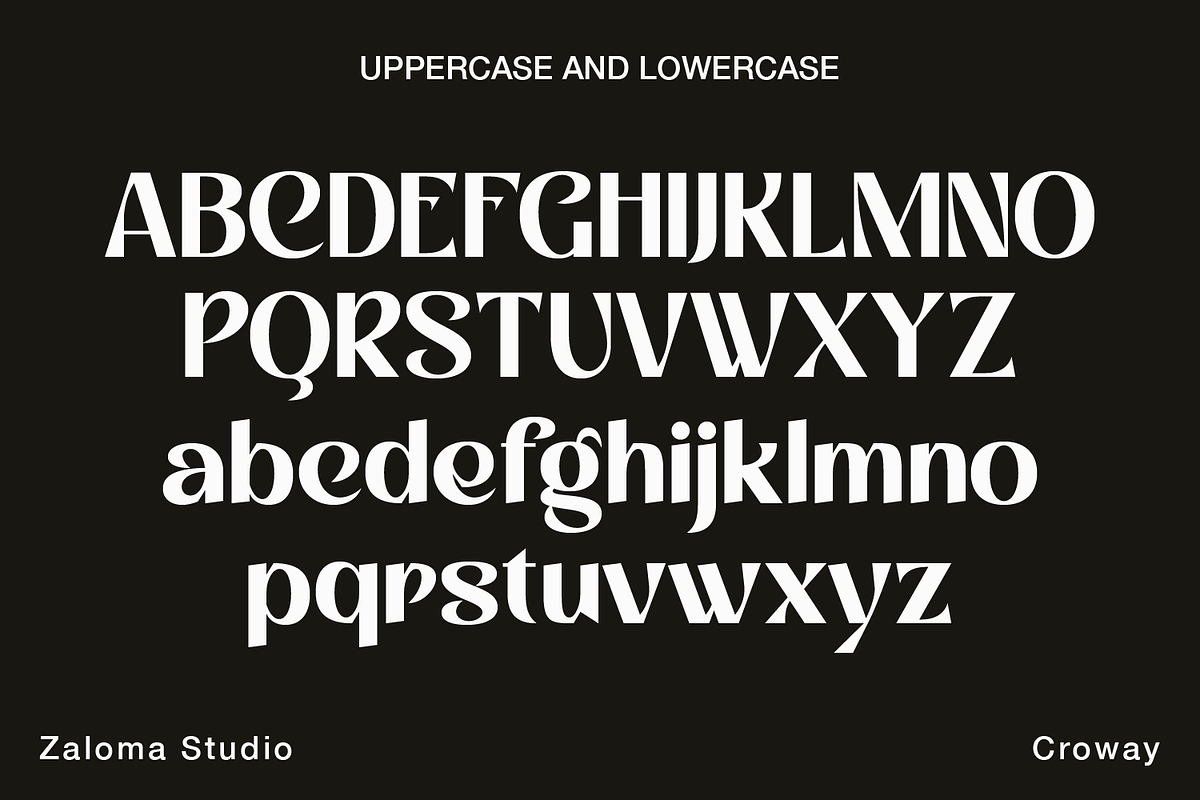 Croway, a Sans Serif Font by Zaloma Studio (Photo 17 of 20)