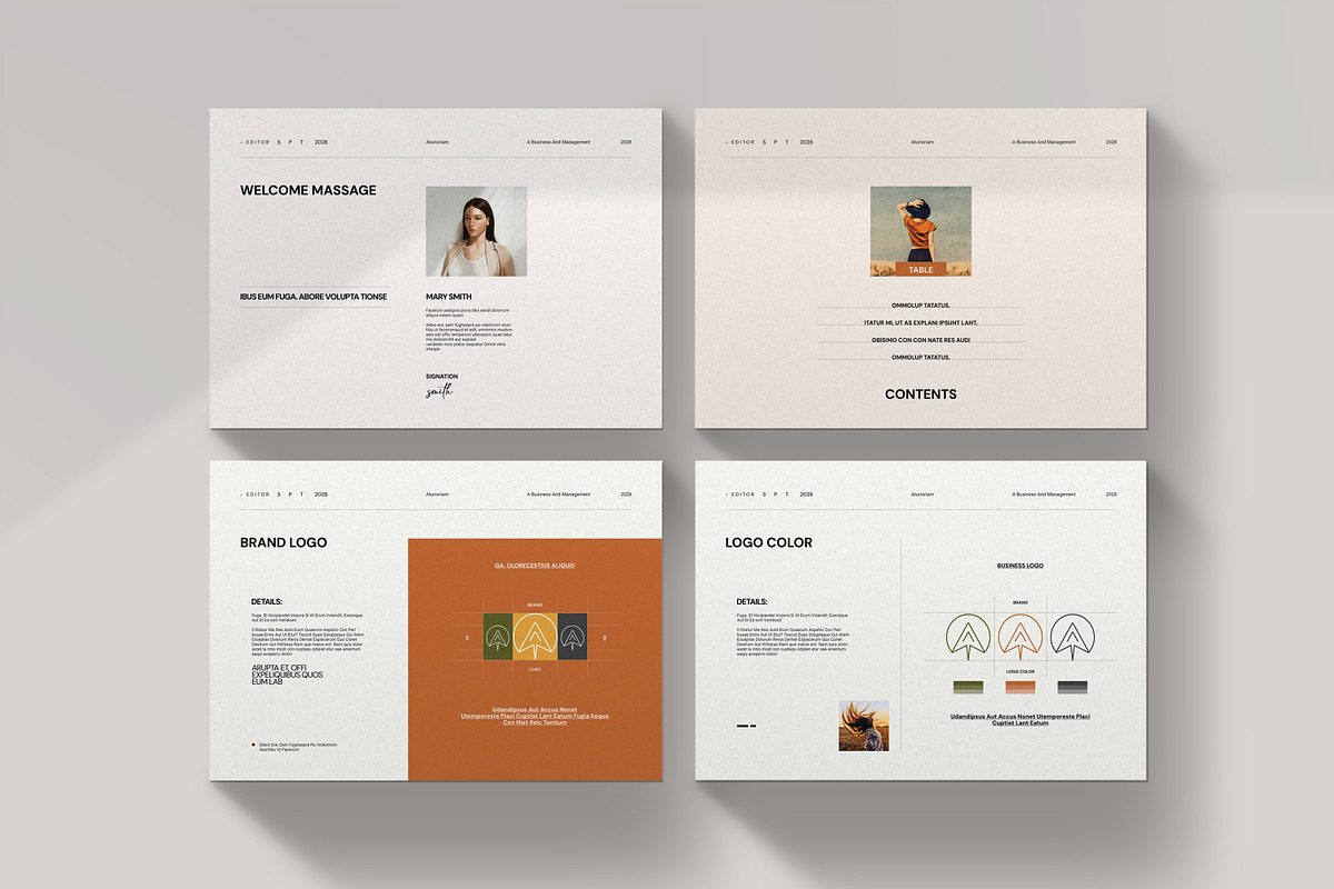 Brand Guideline Landscape Brochure, a Brochure Template by PrintIdea (Photo 2 of 5)