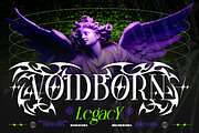 Anomale - Dark Tribal Font, a Blackletter Font by Artisan Themes (Thumbnail 3 of 11)