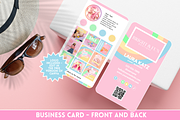 Business Card Template for Business, a Business Card Template by SunshineStudioBoutique (Thumbnail 1 of 9)