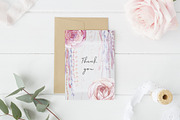 Floral Graphic Wedding Invitation 05, an Invitation Template by May • SHO (Thumbnail 4 of 5)