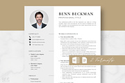 Moderm Resume - Benn Beckman, a Resume Template by AntDesignStudio (Thumbnail 1 of 9)