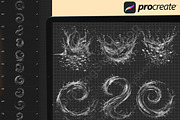 160 Splashes Water Procreate Stamps, a Brush Add-On by DrawingStoryShop (Thumbnail 2 of 8)