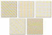Gold & Silver Pattern Digital Papers, a Pattern Graphic by Scrapbook Gems (Thumbnail 2 of 3)