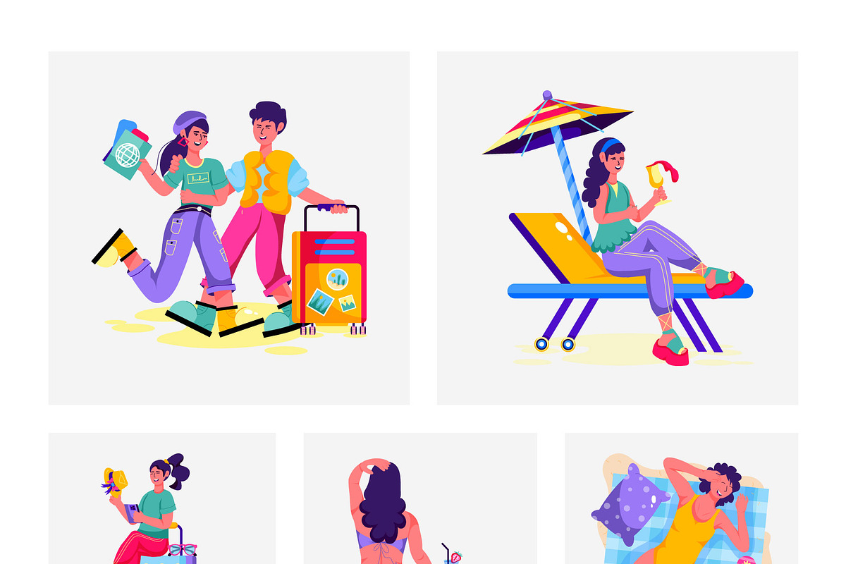 Travel Illustration Pack, a Transportation Illustration by Prosymbols (Photo 6 of 8)
