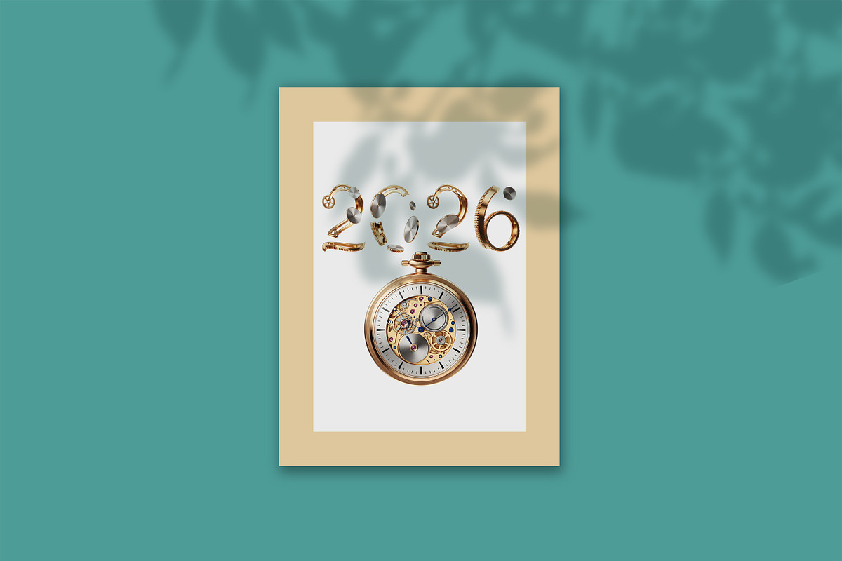 Whimsical New Year 2026 Clipart Bund, an Illustration by Ahmad Designs (Photo 1 of 3)
