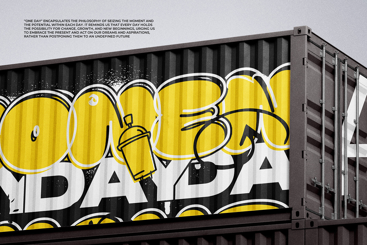 Milyear - Balloon Graffiti Font, a Font by Typia Nesia (Photo 9 of 14)