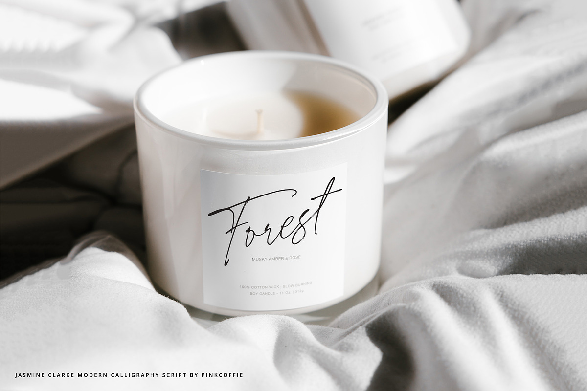 Jasmine Clarke | Casual Chic Font, a Script Font by Pink Coffie (Photo 9 of 23)