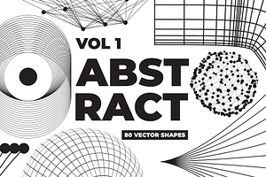 80 Vector Abstract Shapes Vol.1