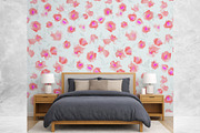 Hand Painted Pink Floral Pattern, a Pattern Graphic by MartinShop (Thumbnail 6 of 10)
