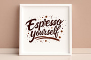 Espresso Yourself – Coffee SVG #3, an Illustration by Awieee1 (Thumbnail 4 of 4)