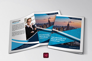 Corporate Business Bifold Brochure, a Brochure Template by retrographix