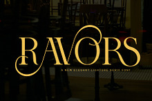 RAVORS Elegant Ligature Serif