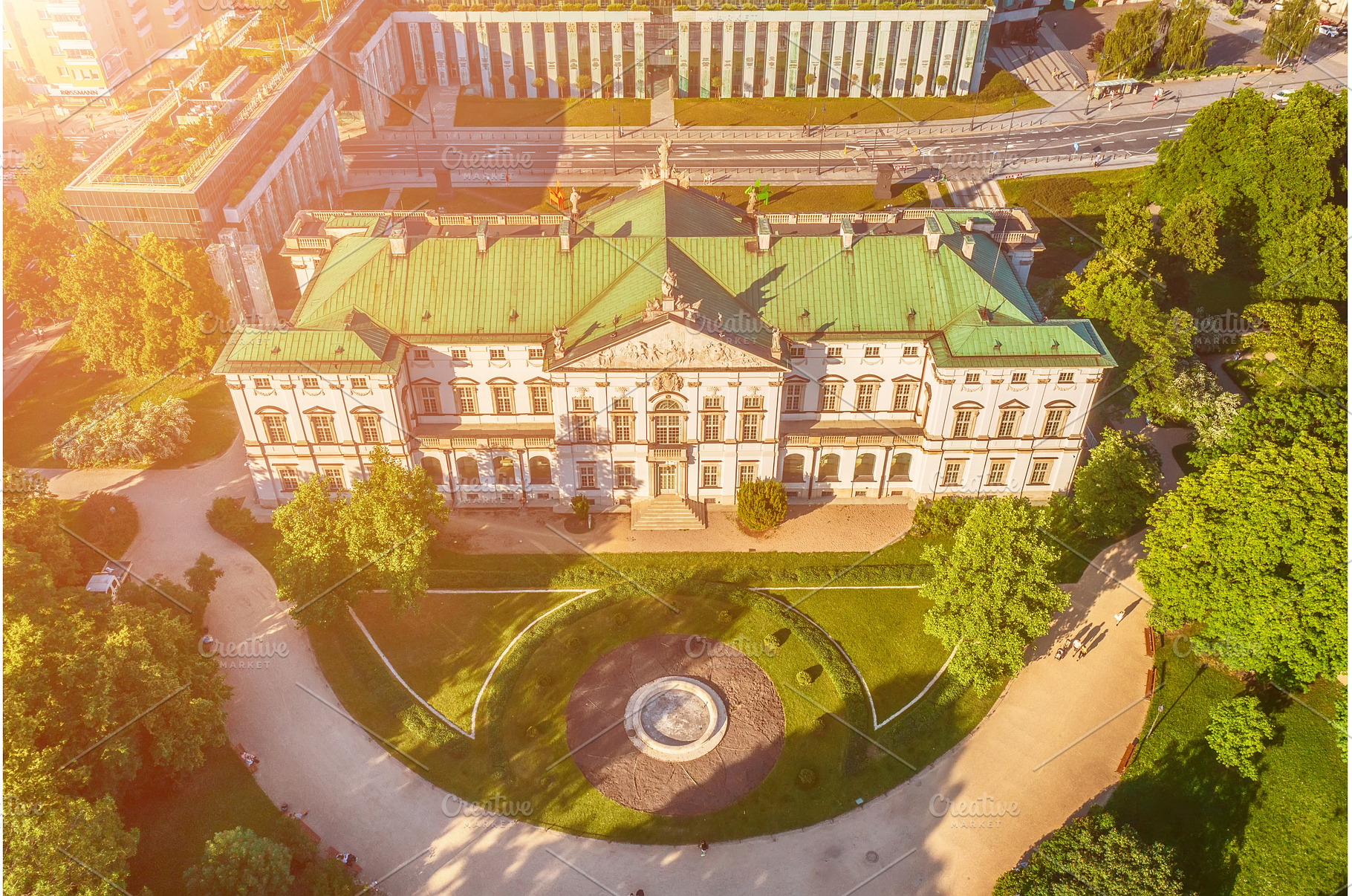 Krasinski Palace and National, an Architecture Photo by Nature and travel