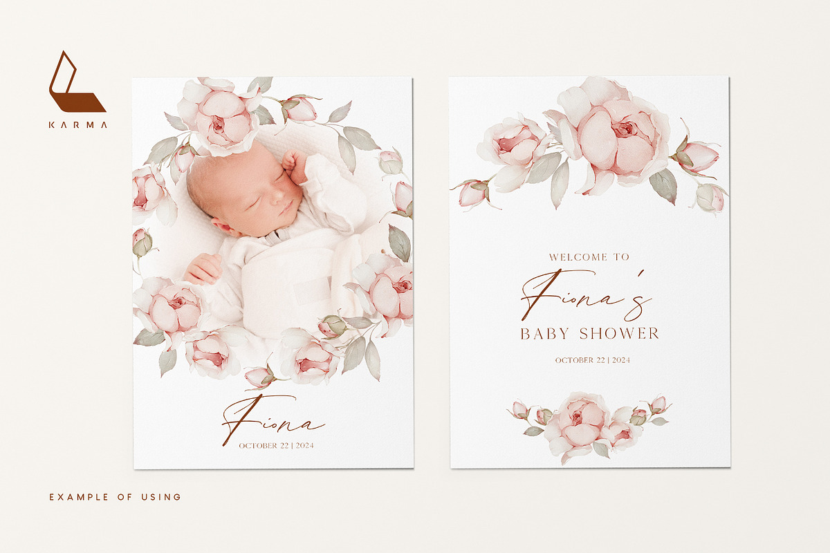Fiona | Botanical set, a Decorative Illustration by Karma (Photo 10 of 36)