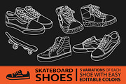 Shoes Line Art_Shoes Illustrations, an Illustration by Astro Circo (Thumbnail 1 of 2)