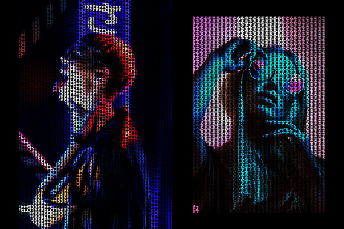 Binary Code Photo Effect, a Layer Style Add-On by Svaha Graphic Studio (Photo 2 of 5)