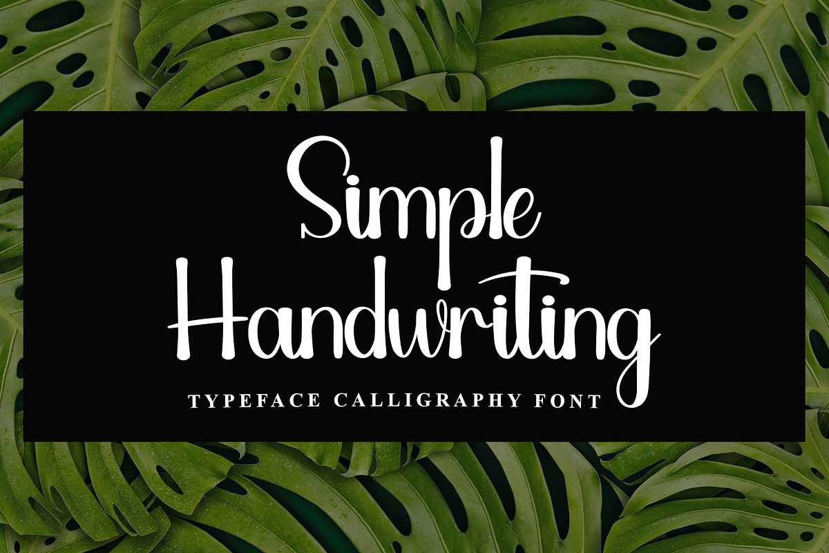 Simple Calligraphy, a Handwritten Font by InermediaSTUDIO (Photo 3 of 7)